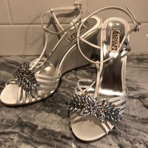 Badgley Mischka Gigi Wedge in Ivory